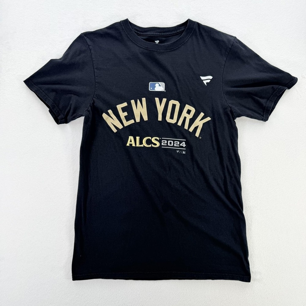 New York Yankees Shirt Mens Small Black MLB Baseball ALCS 2024 Tee Fanatics